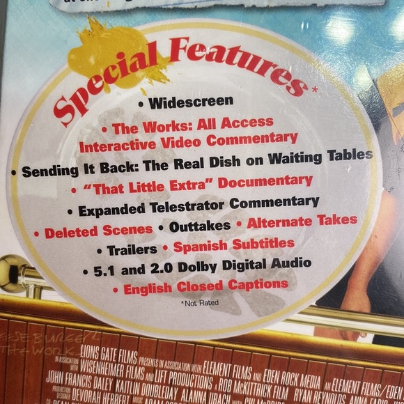 New in Plastic 2005 Waiting Ryan Reynolds and Anna Faris Comedy DVD Mov… - Picture 4 of 6